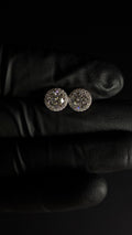 2 Carat Moissanite Round Cut 925 Sterling Silver Earrings